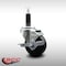 Service Caster 3.5'' SS Phenolic Wheel Swivel 1'' Expanding Stem Caster SCC-SSEX20S3514-PHS-1 - alternate 2